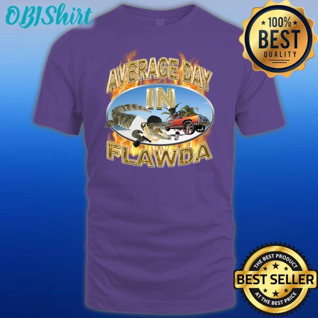 Crappy Worldwide Merch Average Day In Flawda T Shirt Crappyworldwide