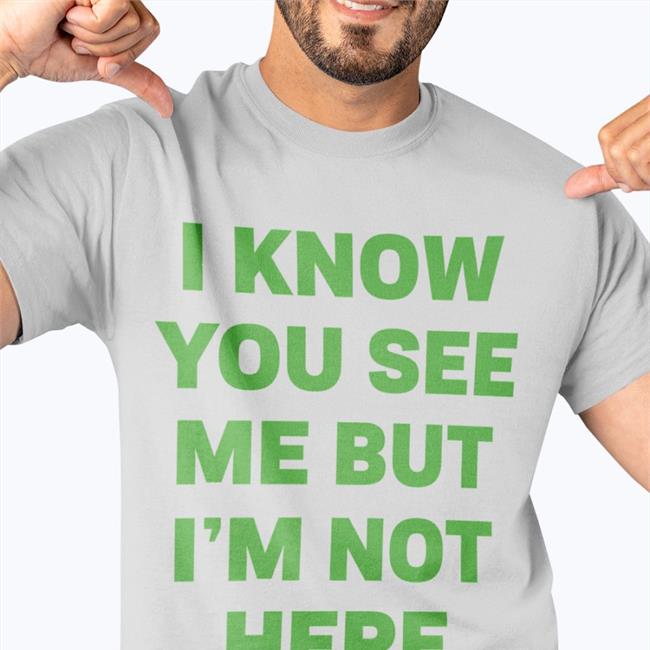 Ciera Rogers I Know You See Me But I'm Not Here Sweatshirt White