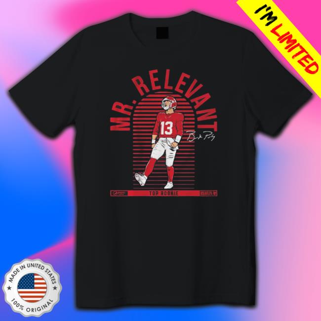 Brock Purdy Mr. Relevant Signature T-Shirt