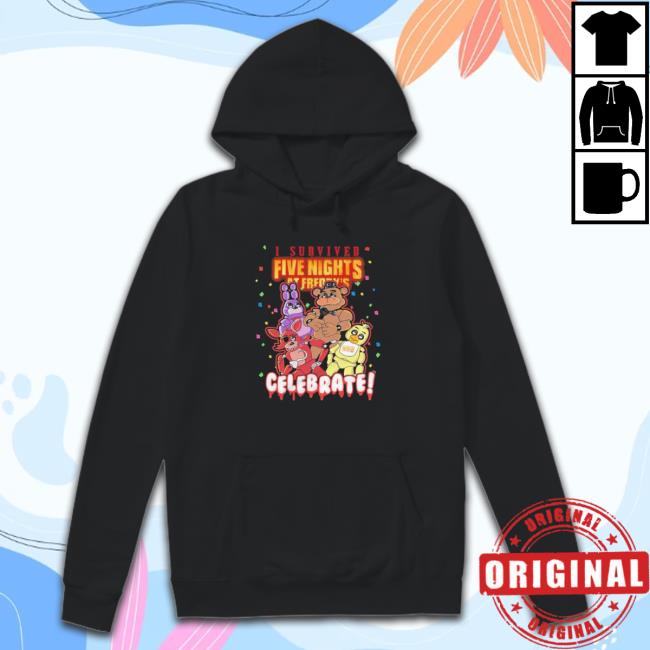Original I Survived Five Nights At Freddy’S Celebrate Sweatshirt