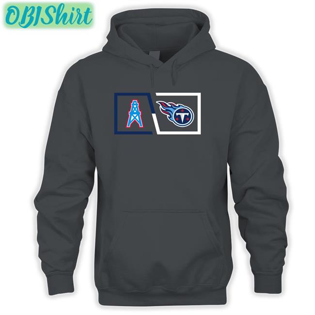 Houston Oilers And Tennessee Titans Hoodie Houston Oilers And Tennessee Titans T Shirt