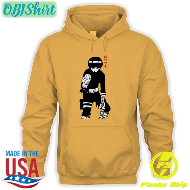 Minimalist Anime Rock Lee Canvas Art T Shirts Spookilee