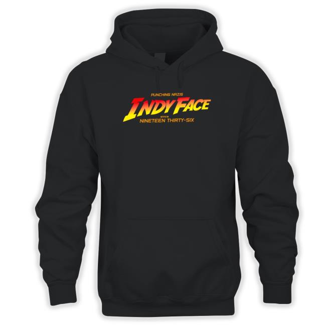 Punching Nazis Indy Face Since Nineteen Thirty-Six Sweaters