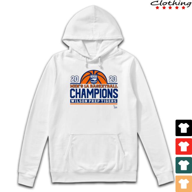 2023 Men’s 1A Basketball Champions Wilson Prep Tigers Shirt