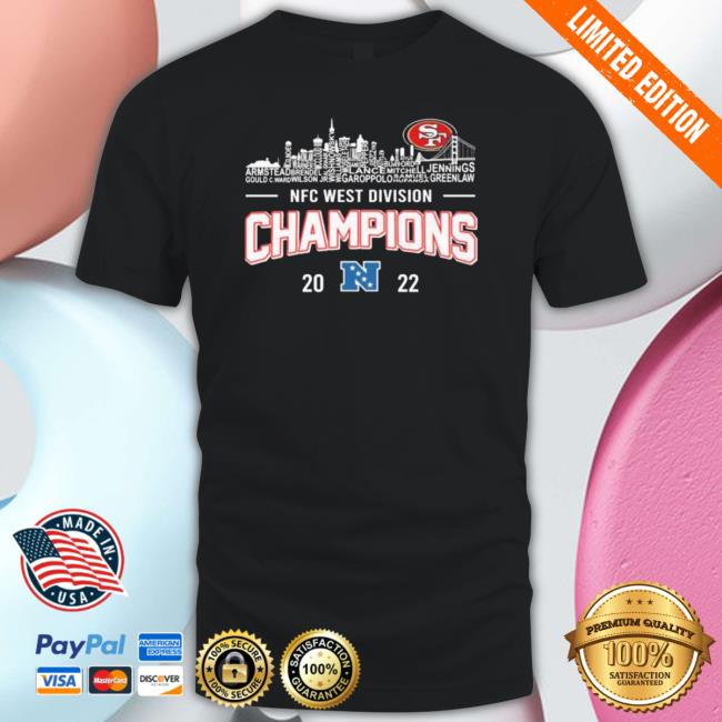 San Francisco 49Ers Team Players 2022 Nfc West Division Champions tee shirt