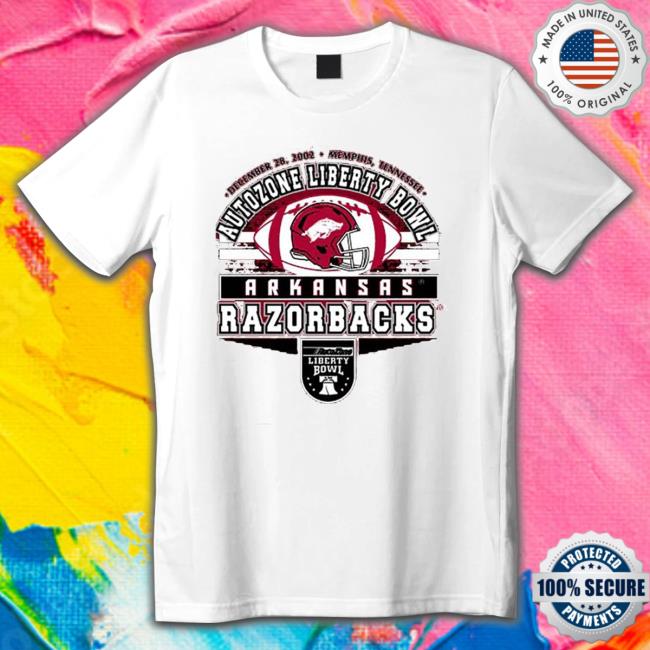 Arkansas Razorbacks 2022 Autozone Liberty Bowl T-Shirt Arkansas Razorbacks 2022 Autozone Liberty Bowl T-shirt
