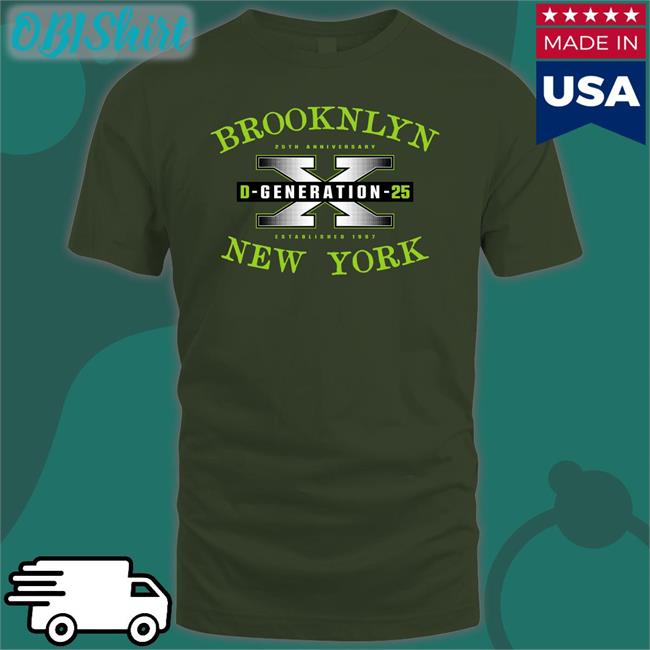 Black Brooklyn X D Generation 25 New York Shirt Wwe