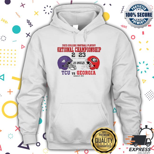 2023 College Football Playoff National Championship Tcu And Georgia T-Shirt