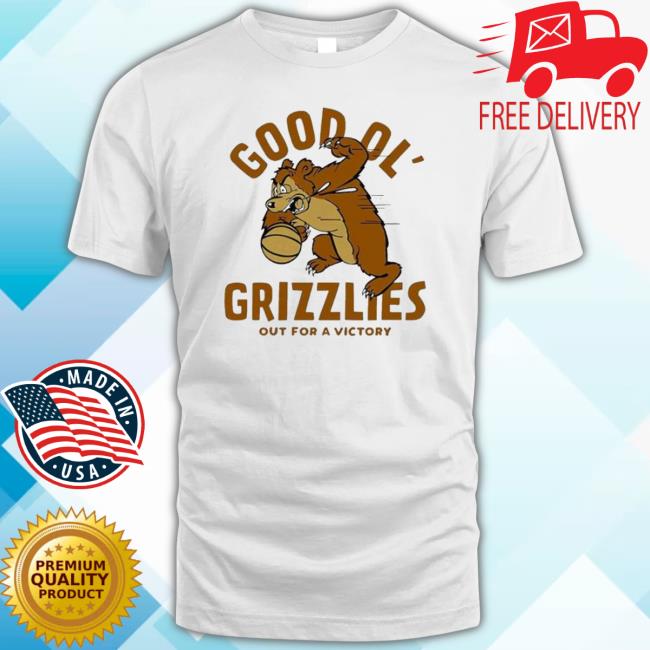 Official Montana Good Ol Grizzlies Vintage Basketball Out For A Victory Funny