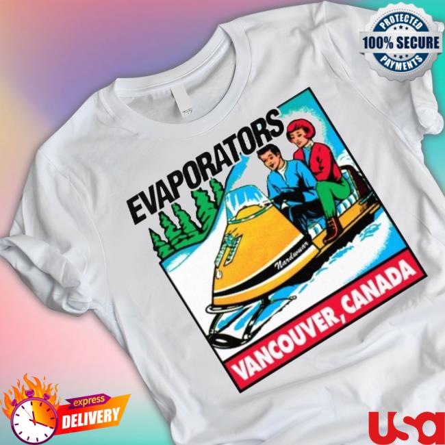 Official Nardwuar Merch Evaporators Snowmobile Shirts