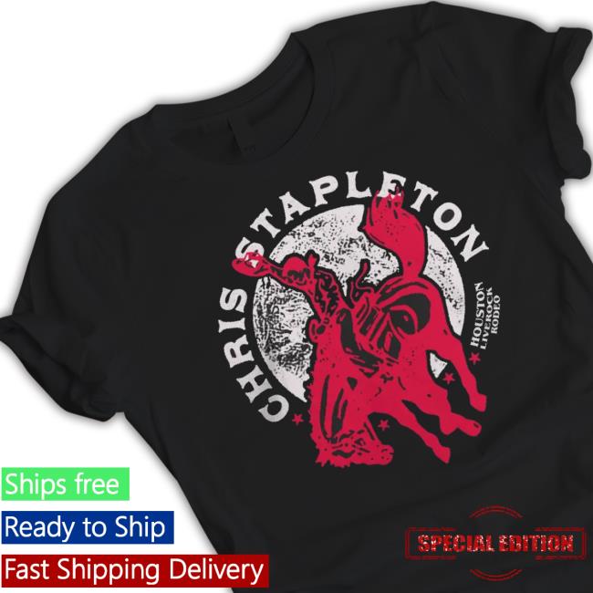Original Chris Stapleton Merch Houston Rodeo Horse Hoodie