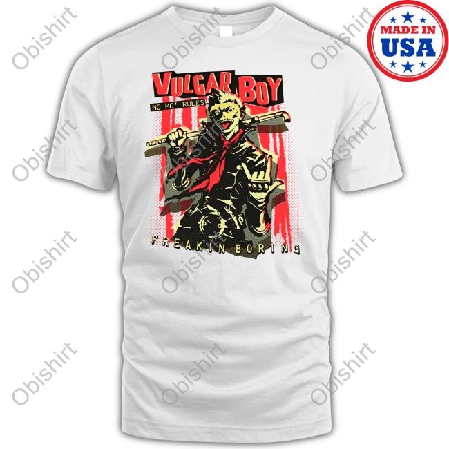 Fangamer Vulgar Boy Freakin Boring Official Shirt