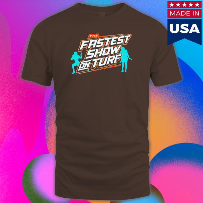 Official The Fastest Show On Turf Miami Dolphins Football Long Sleeve Shirt