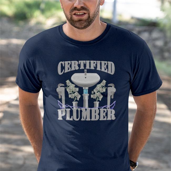 Hardshirts777 Certified Plumber Shirt Hardshirts Merch