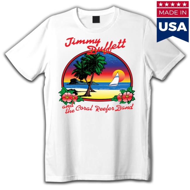 1981 Coconut Telegraph Tour Vintage Jimmy Buffett And The Coral Reefer Band T Shirt