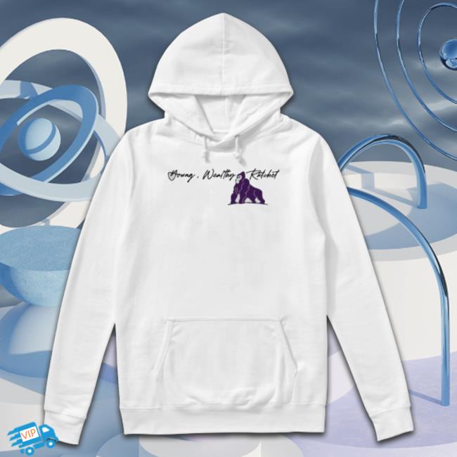 Young Wealthy Ratchet Glorilla Burst Ski Mask Long Sleeve Shirt