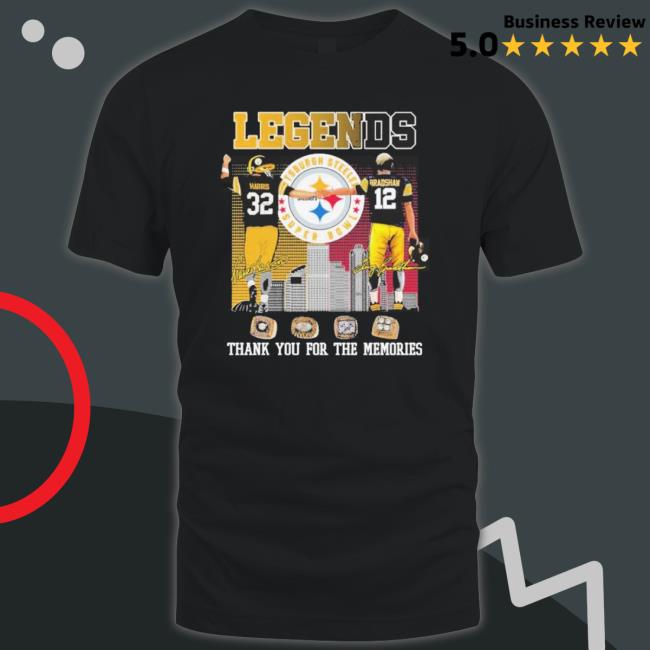 Harris And Bradshaw Legend Pittsburgh Steelers Super Bowl Thank You For The Memories Sweatshirts