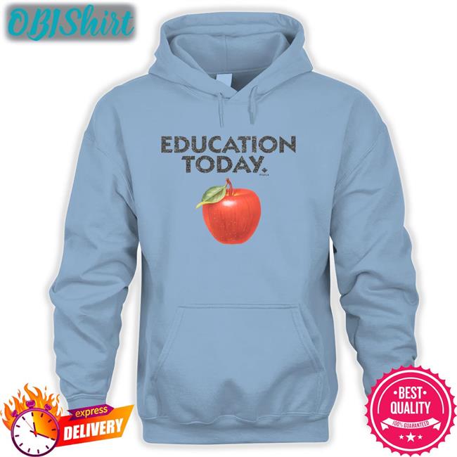 Education Today Tee Shirts Yunhyeong Wearing Education Today Hoodied Sweatshirt