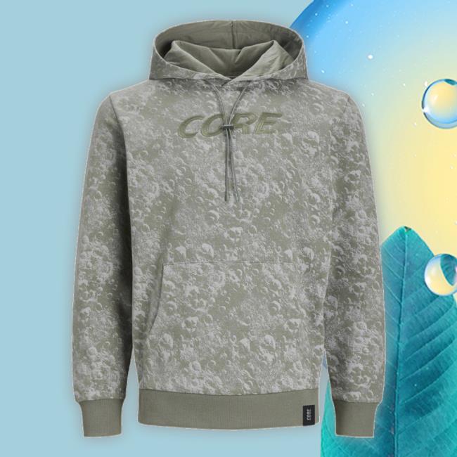 Jack & Jones Core Jcoaop Luner Met All Over Print Groen T Shirt