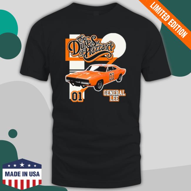 Retro Style General Lee Hazzard Racing Design Dukes Of Hazzard shirt