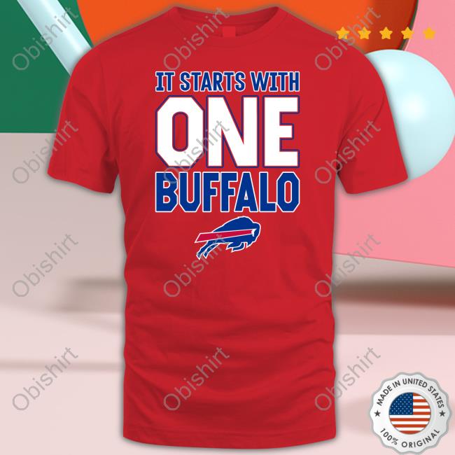 Ken Dorsey Wears It Starts With One Buffalo Hooded Sweatshirt Buffalo Bills
