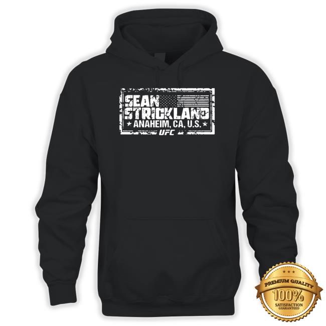 Ufc Sean Strickland Crest Hooded Sweatshirt