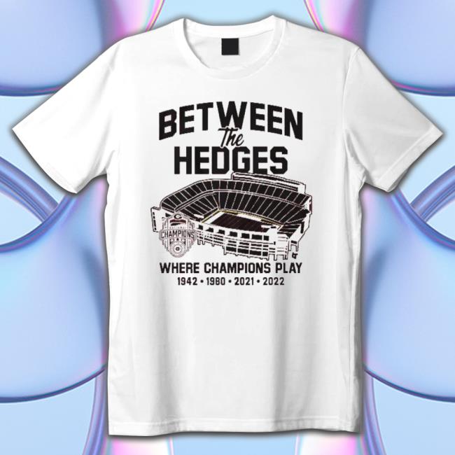 Georgia Football Between The Hedges Where Champions Play Sweaters