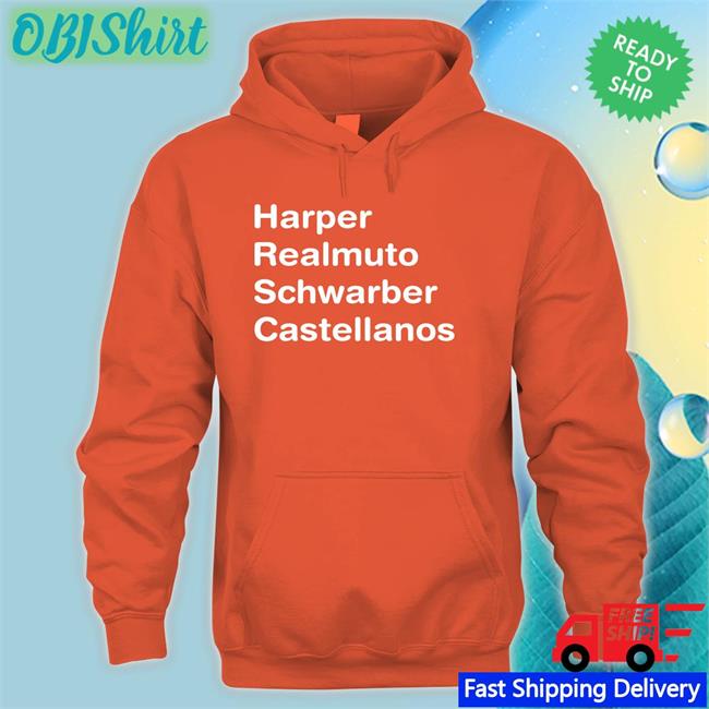 Geoff Harper Realmuto Schwarber Castellanos Tee Shirt Harper Realmuto Schwarber Castellanos Sweatshirt