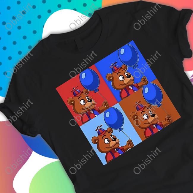 Bioworld Balloon Freddy New Shirt