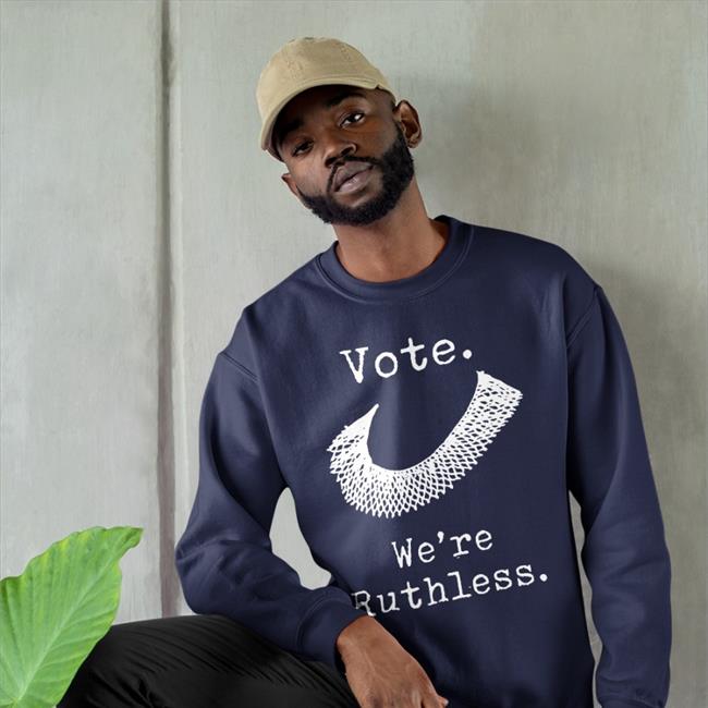 Vote We're Ruthless Long sleeve T Shirt Aunt Crabby Calls Bullshit