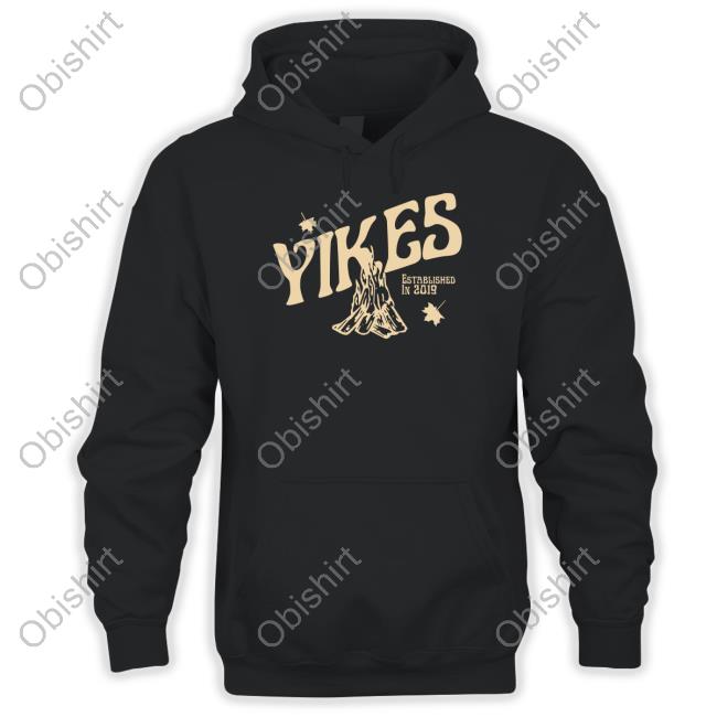 Yikesshop Campfire Yikes Yikes Established In 2019 Hoodie