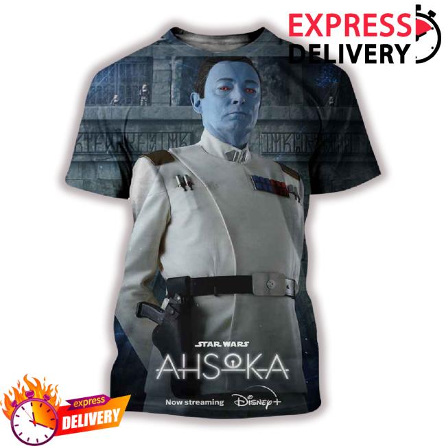 See Thrawn In Ahsoka Official A Star Wars Original Series On Disney Plus 3D New Shirt