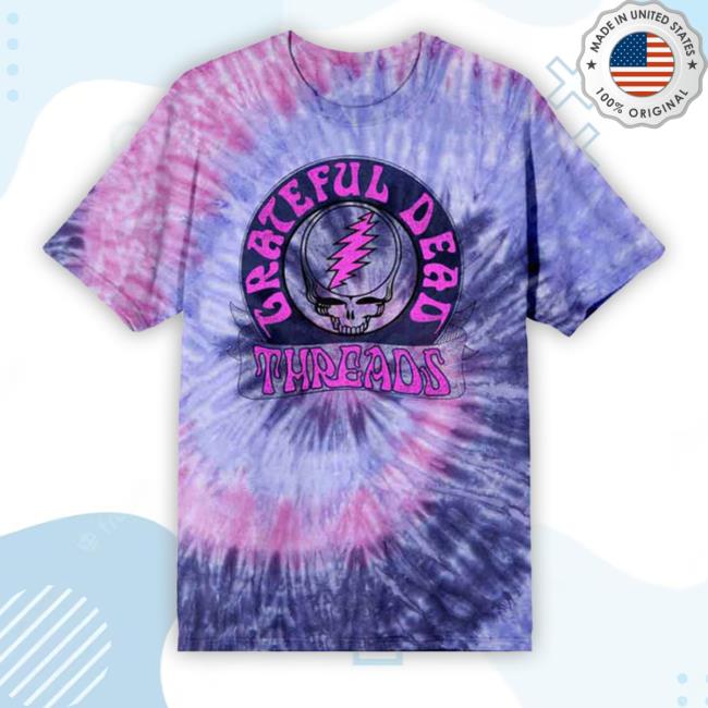 Grateful Dead Steal Your Face Tie Dye Long Sleeve T Shirt