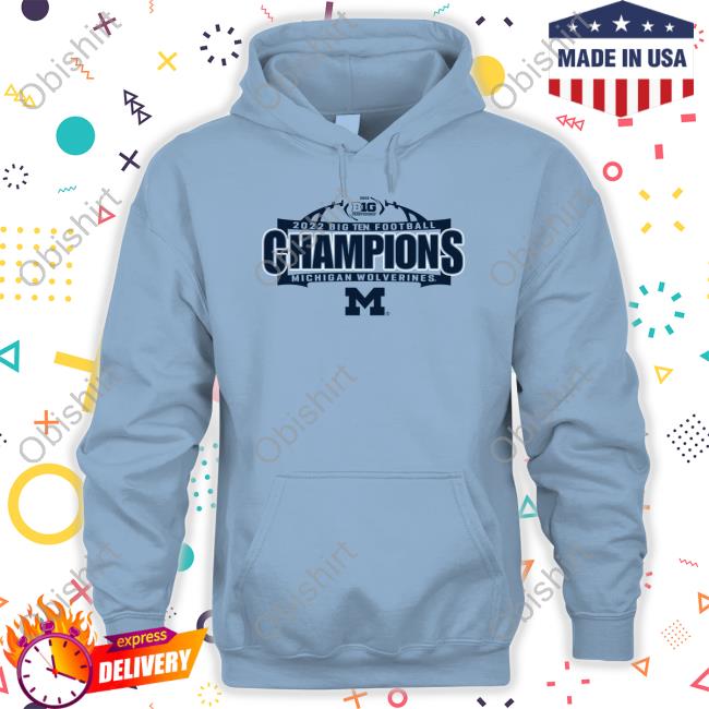 2022 Big Ten Football Champions Michigan Wolverines Tee Shirt