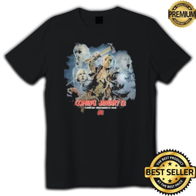 Friday The 13Th The Franchise Coming January 12 Cavitycolors Tee Shirt