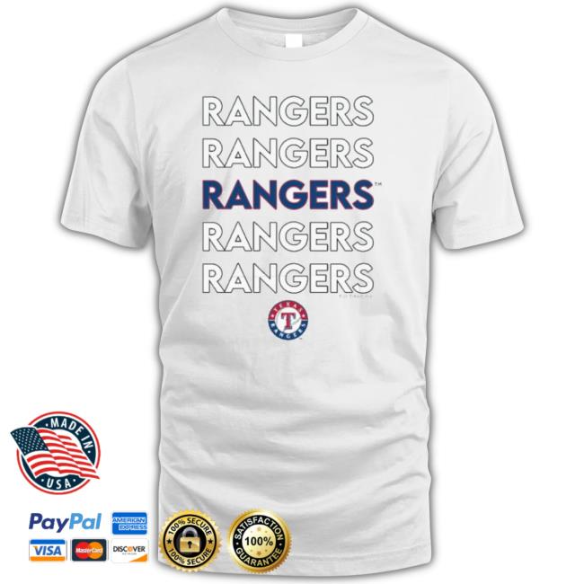 Texas Rangers Tiny Turnip Youth Stacked Shirt Texas Rangers Tiny Turnip Youth Stacked shirt
