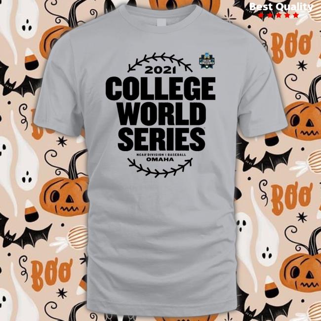 Fanatics Branded Heathered Gray 2021 Ncaa Men's College World Series 64-Team Shirt