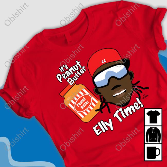 Cincy Shirts Elly De La Cruz It's Peanut Butter Elly Time 44 Hoodie Cincyshirts Elly De La Cruz It's Peanut Butter Elly Time 44 Shirt