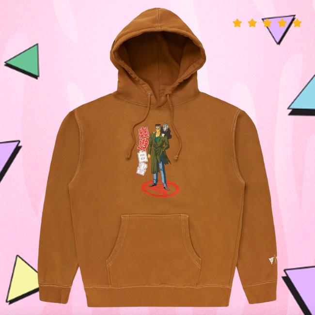 Official Hypland Clothing Merch Store Hypland Yyh Toguro Bros Attractive Hoodie (Brown)