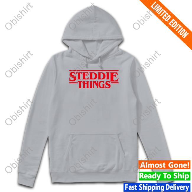 Steddie Things Logo Long Sleeve T Shirt Steddie Things Logo Tees