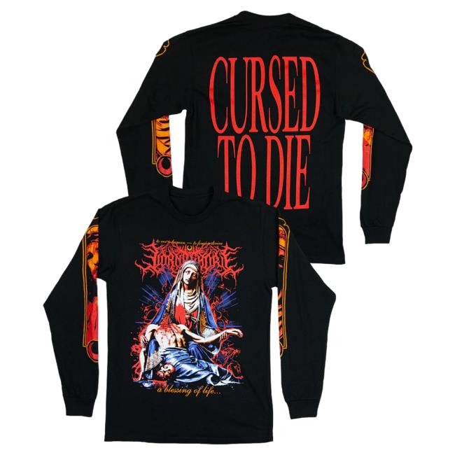 Official Lorna Shore Merch Store Lorna Shore Blessing Popover Shirt LornaShore