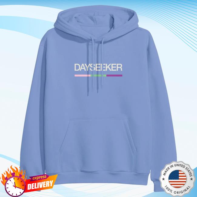 Official Dayseeker Merch Store Geometric Carolina Blue Popover Hoodie Dayseeker Shop