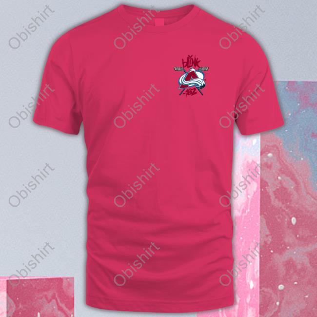 Colorado Avalanche X Blink-182 Tee Shirt