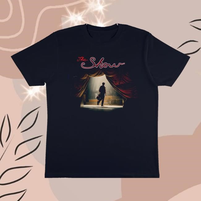 Niall Horan Merch Store The Show Photo Dates Navy Tee Shirt