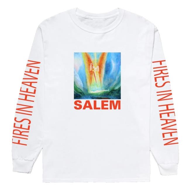 Official S4lem Merch Store Fires In Heaven Sweatshirt