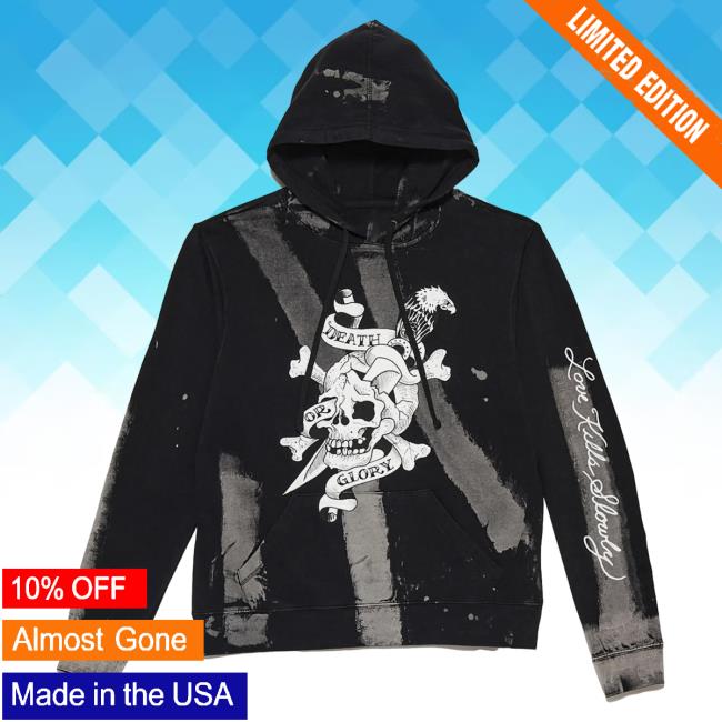 Official Shoe Palace Clothing Store Shop Ed Hardy Death Or Glory Pull Over Hoodie Shoepalace