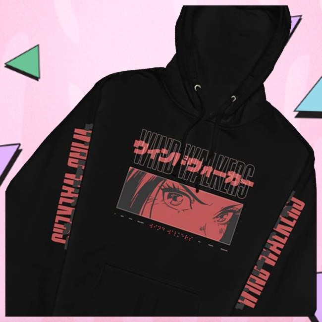 Wind Walkers Merch Store Anime Hooded Sweatshirt