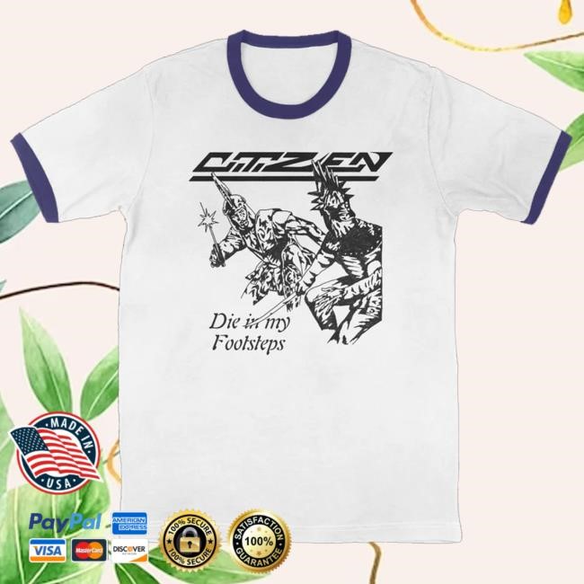 Official The Merch Collective Merch Footsteps Ringer T-Shirt