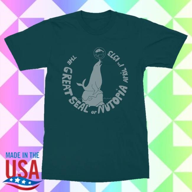 Official John Lennon Merch The Great Seal Of Nutopia Shirt