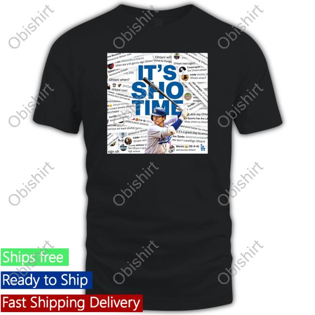 Los Angeles Dodgers Announce Ohtani T's Sho Time T Shirt